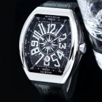 Franck Muller V45 SC DT Silver steel case Diameter 54mm watch